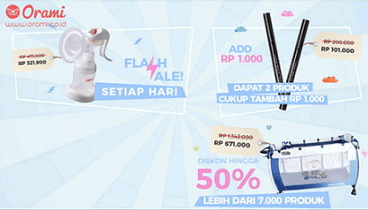 Promo diskon Orami 11.11, Bunda wajib intip promo hebohnya