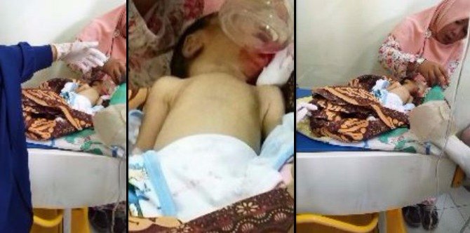"Nek, jangan beri aku nasi dan pisang, umurku baru 10 hari..."