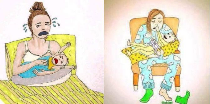 Ilustrasi 'nikmatnya' menjadi ibu, nomor 5 bikin babak belur!