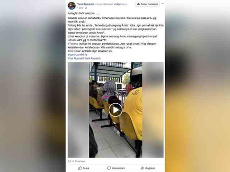 Anak nonton video porno di sebelah ibunya, peringatan untuk orangtua!