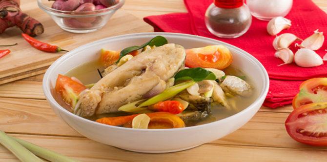 Menu praktis dan cepat untuk sahur, resep sup ikan gurame dan tumis labu