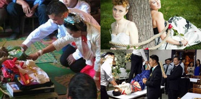 9 Tradisi pernikahan aneh di berbagai belahan dunia yang masih dipraktekkan