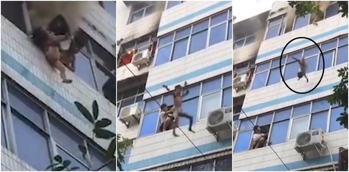 Detik-detik seorang ibu korbankan nyawa agar anaknya selamat dari kebakaran