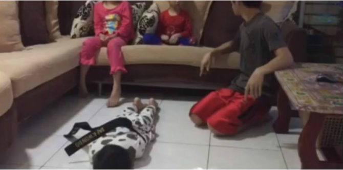 Ayah ini mengikat anaknya di lantai sebagai hukuman akibat membully, efektifkah?