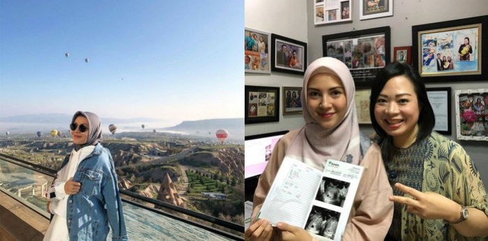 Sempat diisukan sakit, Ratna Galih ternyata hamil anak kembar