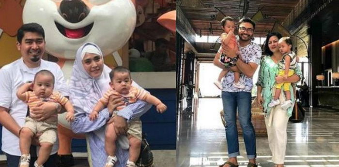 7 Pasangan Artis Punya Anak Kembar, Potretnya Menggemaskan!