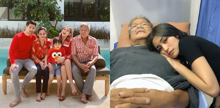 "Ya Tuhan, berikanlah mukjizatmu..." ungkap Jessica Iskandar di bahu sang ayah