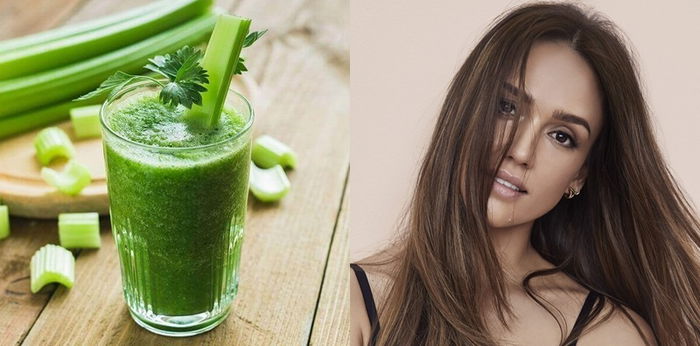 Jus seledri sedang hits, Jessica Alba justru tak mau meminumnya, kenapa?