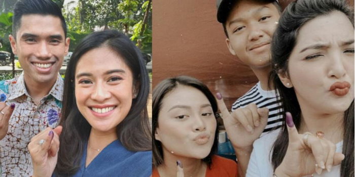 Anti golput, para artis ini ikut nyoblos, apa harapan mereka di pemilu 2019?