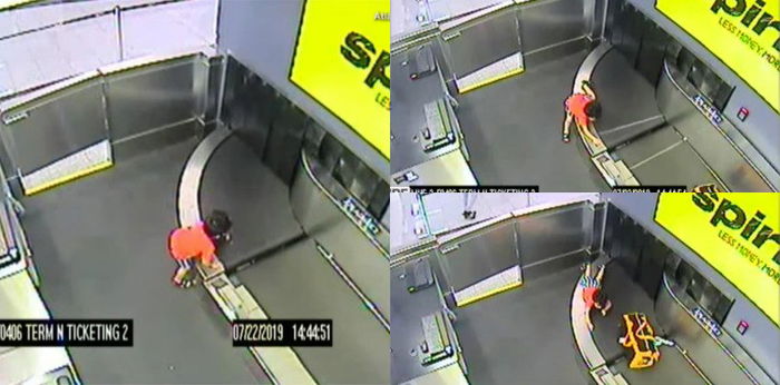 Orangtua lalai di Bandara, anak 2 tahun masuk conveyor belt hingga patah tulang