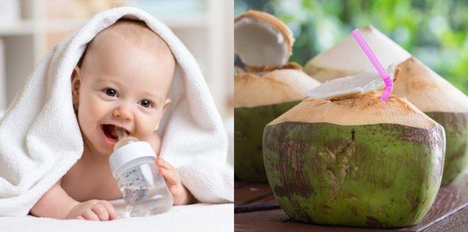 Segudang Manfaat Air kelapa untuk bayi, Kapan Bisa Diberikan?