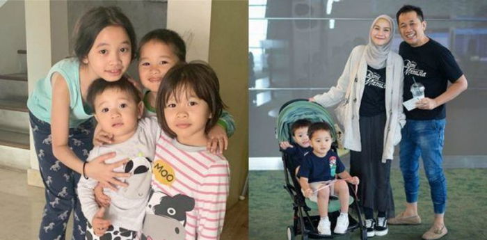 Bukan pelit, ini alasan Zaskia Mecca pakai 1 stroller untuk 4 anak!