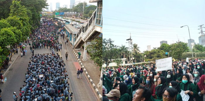 Curhatan para ayah yang anaknya ikut demo di depan DPR, bikin haru!