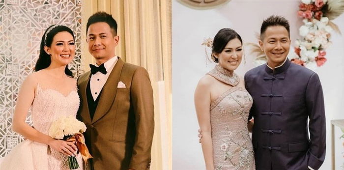 Mewah dan elegan, inilah potret pernikahan kedua Delon Thamrin