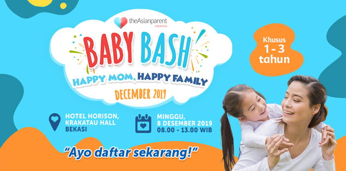 Baby Bash Desember 2019 hadir untuk para Happy Moms, beli tiketnya sekarang!
