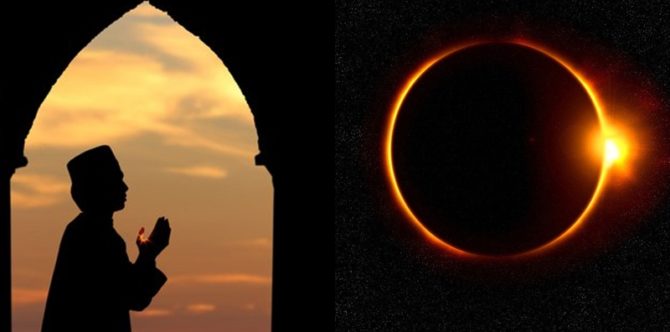 Hukum dan tata cara shalat gerhana matahari yang perlu diketahui!