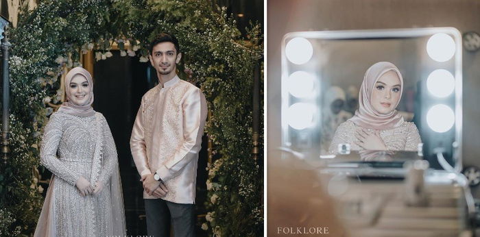 Vebby Palwinta resmi lamaran, intip momen harunya berikut ini