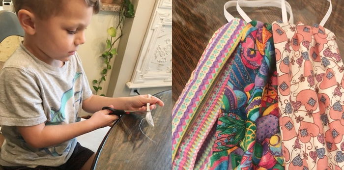 Inspiratif, bocah 5 tahun ini buatkan masker untuk perawat NICU!