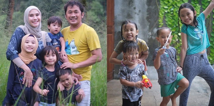 Anak-anaknya Suka Main Hujan, Ini Cara Zaskia Mecca agar Mereka Tidak Sakit