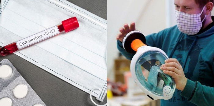 Inovasi masker snorkeling jadi alat bantu napas pasien corona, seperti apa?