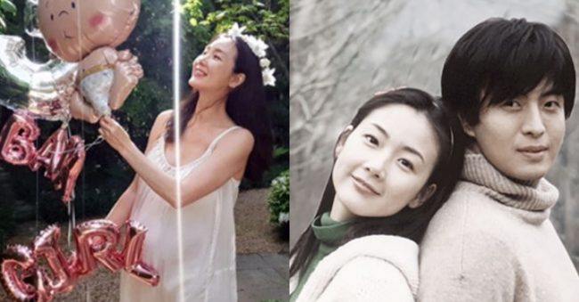 Choi Ji Woo pemeran Winter Sonata melahirkan di usia 45 tahun