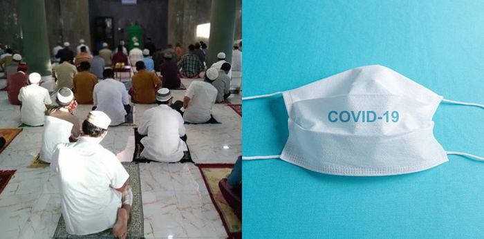 Satu Keluarga Positif COVID-19 Sempat Ikut Sholat Ied Berjamaah di Mesjid