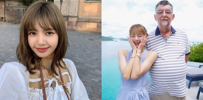 5 Potret Lisa BLACKPINK dan Ayah Sambung, Menggemaskan!
