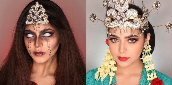 Viral Lewat #LathiChallenge, Jharna Bhagwani Sampaikan Pesan Positif Lewat Make Up