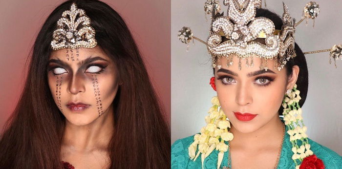 Viral Lewat #LathiChallenge, Jharna Bhagwani Sampaikan Pesan Positif Lewat Make Up