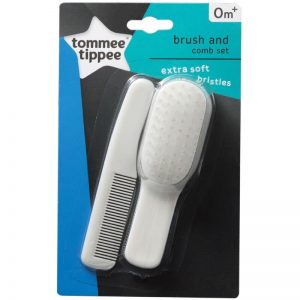 sisir bayi dengan gagang antislip
