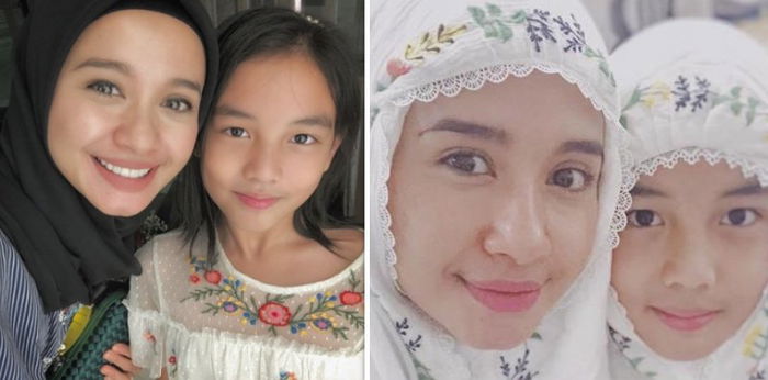 10 Momen Kedekatan Laudya Cynthia Bella dan Anak Engku Emran, Bikin Baper!