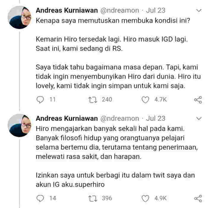 Punya Bayi dengan Moebius Syndrome, Curhatan Ayah Ini Viral di Twitter