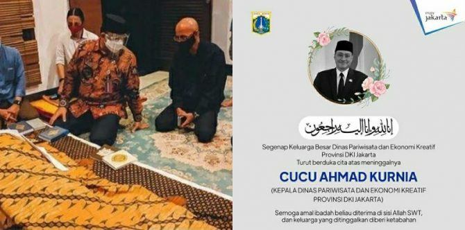Kabar Duka, Kepala Dinas Parekraf DKI Jakarta Meninggal Dunia