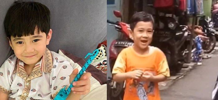 Heboh Bocah Mirip Rafathar Main di Gang Sempit, Warganet Kompak Doakan Rezekinya