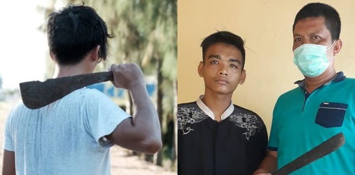 Akibat Tidak Diberi Uang, Seorang Anak Tega Pukuli Ayah dan Bacok Paman