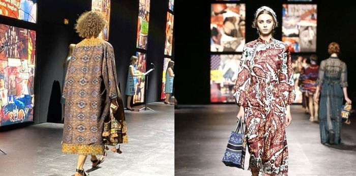 Bangga! Dior Gunakan Kain Endek Bali untuk Koleksi Fashion Teranyar