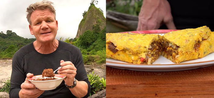 Cara Membuat Rendang Omelette Ala Chef Gordon Ramsay