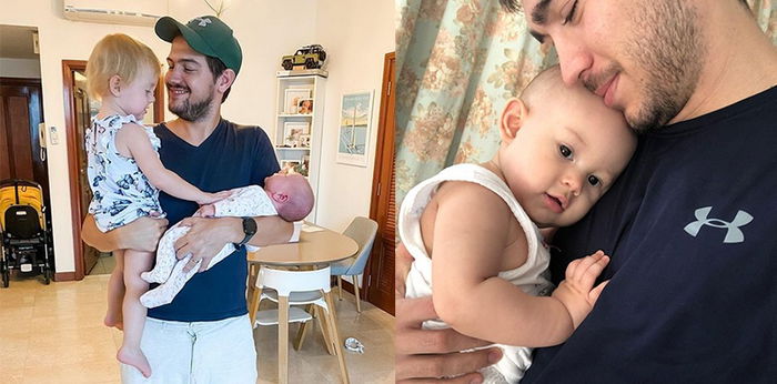 Bikin Gemes! Ini 10 Potret Anak Artis yang Dekat dengan Papa Bulenya