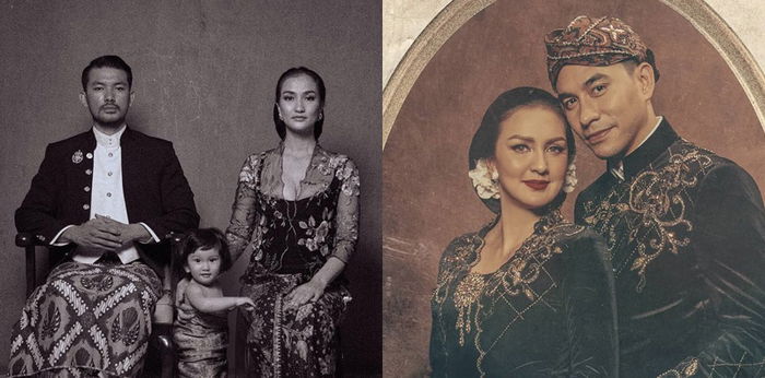 10 Photoshoot Keluarga Artis Bertema Jadul, Unik dan Menarik!