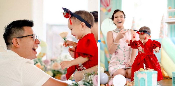 6 Potret Ulang Tahun Pertama Anak Shandy Aulia, Bernuansa Imlek dan Menggemaskan!