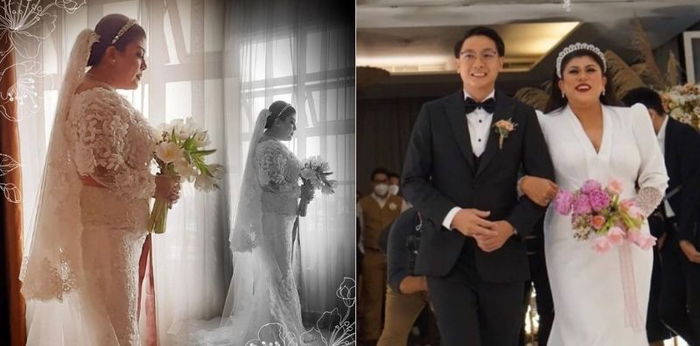 6 Momen Pernikahan Regina Ivanova, Salah Tingkah saat Akan Dicium Suami