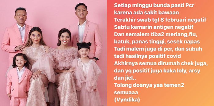 Ashanty dan 3 Anaknya Positif COVID-19, Ini Pesan Aurel Hermansyah
