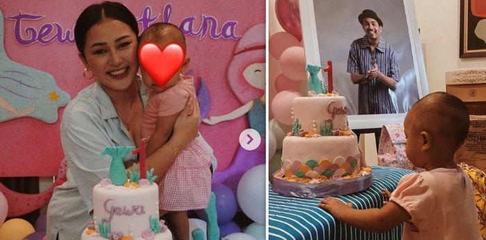 Ulang Tahun Pertama Gewa, Mutia Ayu Kenang Momen Melahirkan Ditemani Glenn Fredly