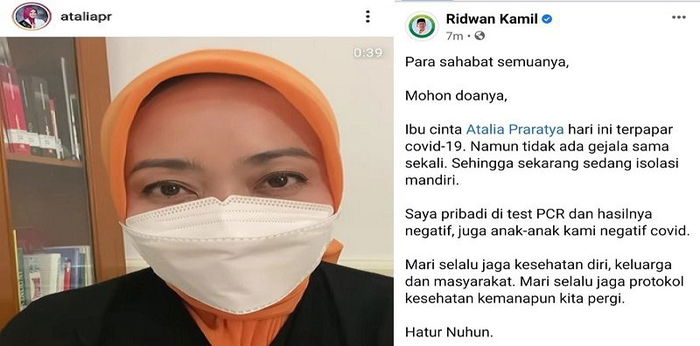 8 Fakta Atalia Praratya, Istri Gubernur Jawa Barat Positif COVID-19
