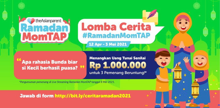 Ikutan Lomba Cerita Ramadan MomTAP, Yuk! Total Hadiah 3 Juta Rupiah, Bun!