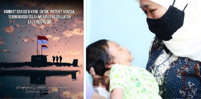 Baru Berusia 18 Hari, Anak Korban KRI Nanggala 402 Ini Menjadi Yatim