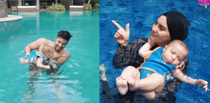 4 Tips Mengajak Bayi Berenang ala Mama Irish Bella
