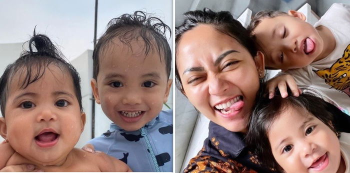 9 Potret Gemas Xabiru dan Chava, Kakak Adik yang Kompak Sejak Kecil!