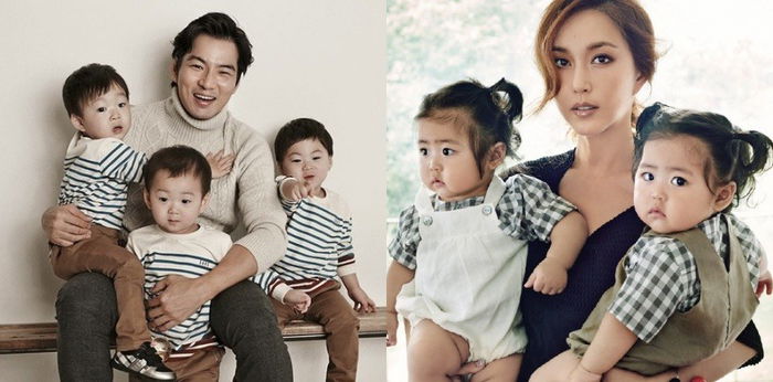 6 Artis Korea yang Punya Anak Kembar, Menggemaskan Sekaligus Pintar!