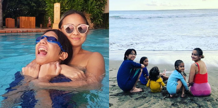 8 Potret Liburan Joanna Alexandra Bersama Anak, Sudah Bisa Tersenyum Lepas